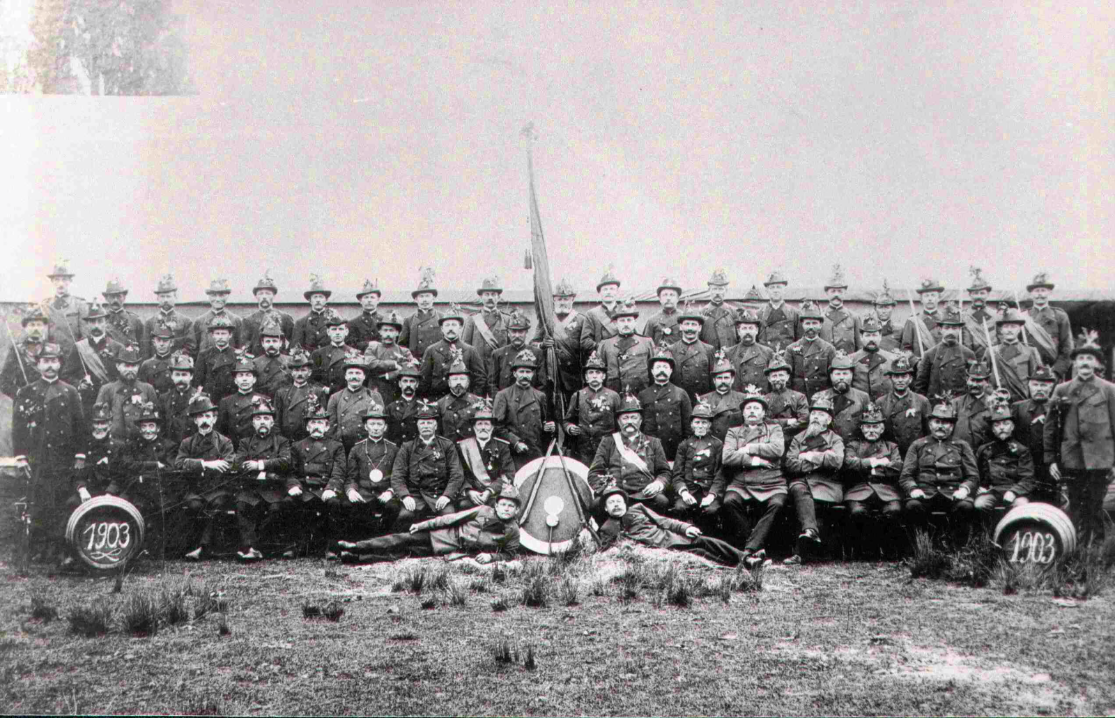 Historische Aufnahme des Jägercorps
